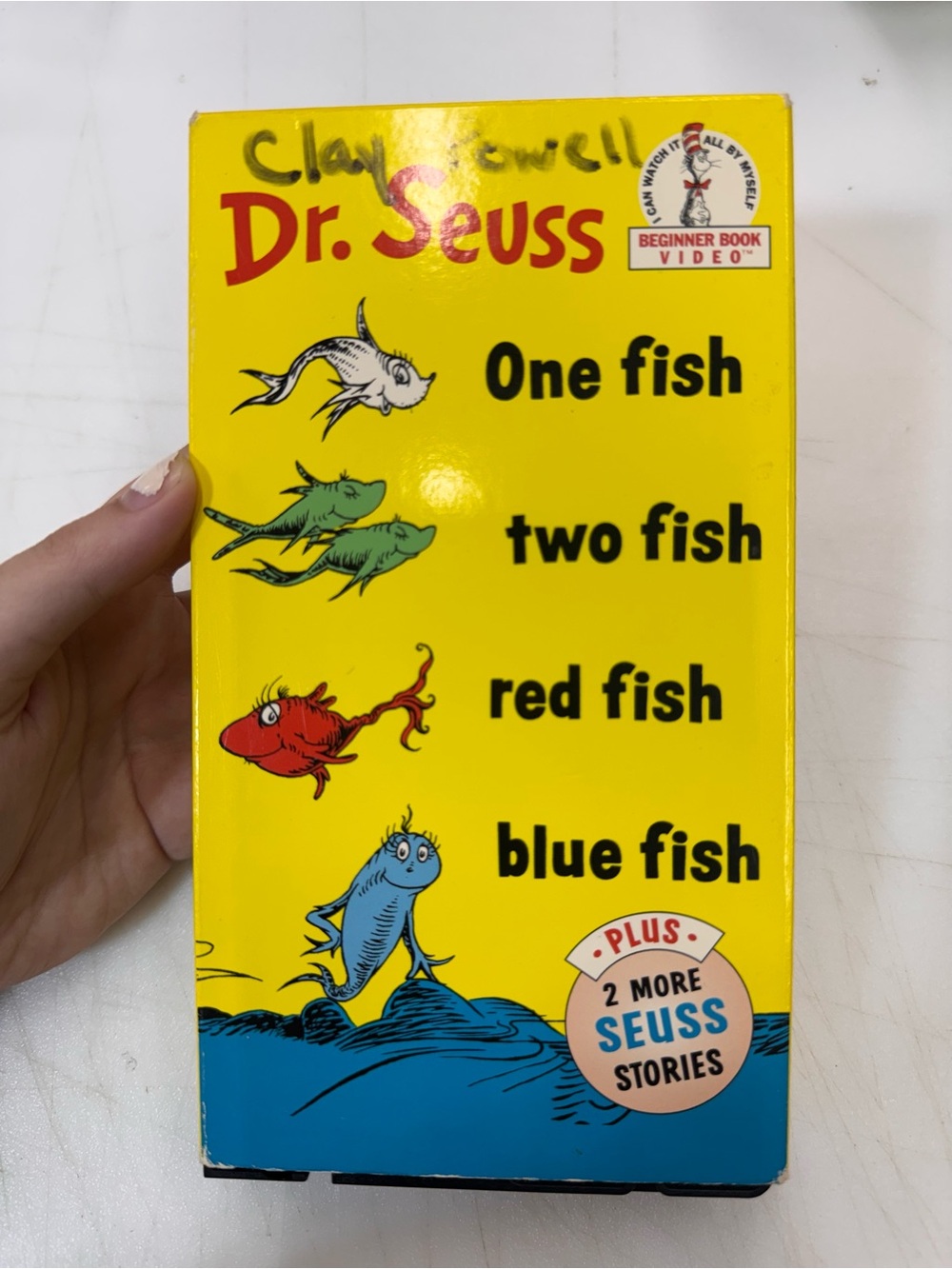 Dr. Seuss - One Fish Two Fish Red Fish Blue Fish (VHS, 1994) Untested